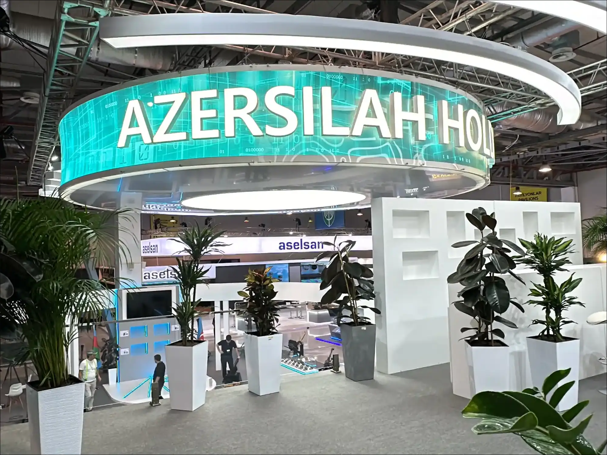 Azersilah Adex Bakü fuarı standı 