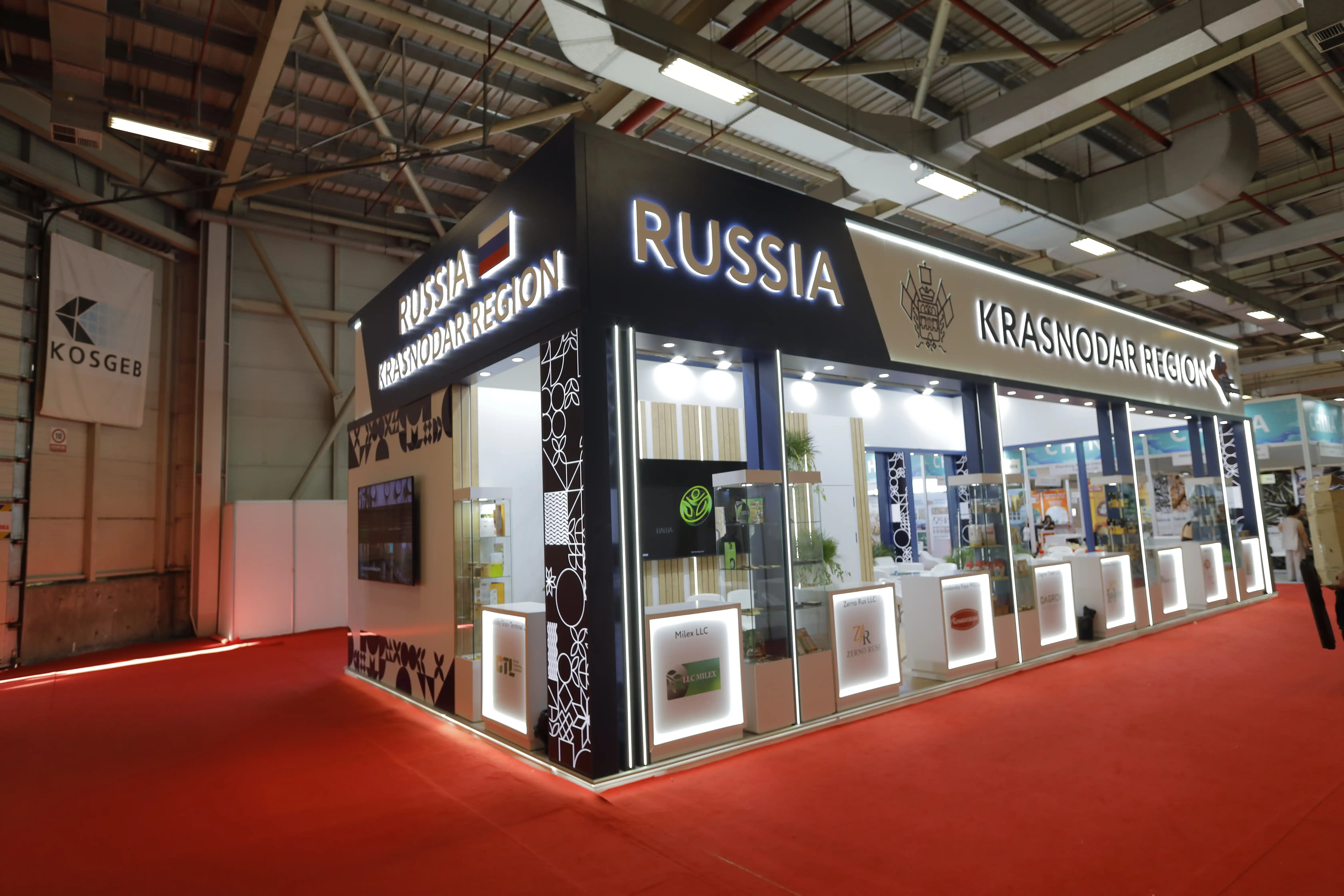 Rusya Krasnodar Region Foodist Istanbul 2026 İstanbul fuar standı