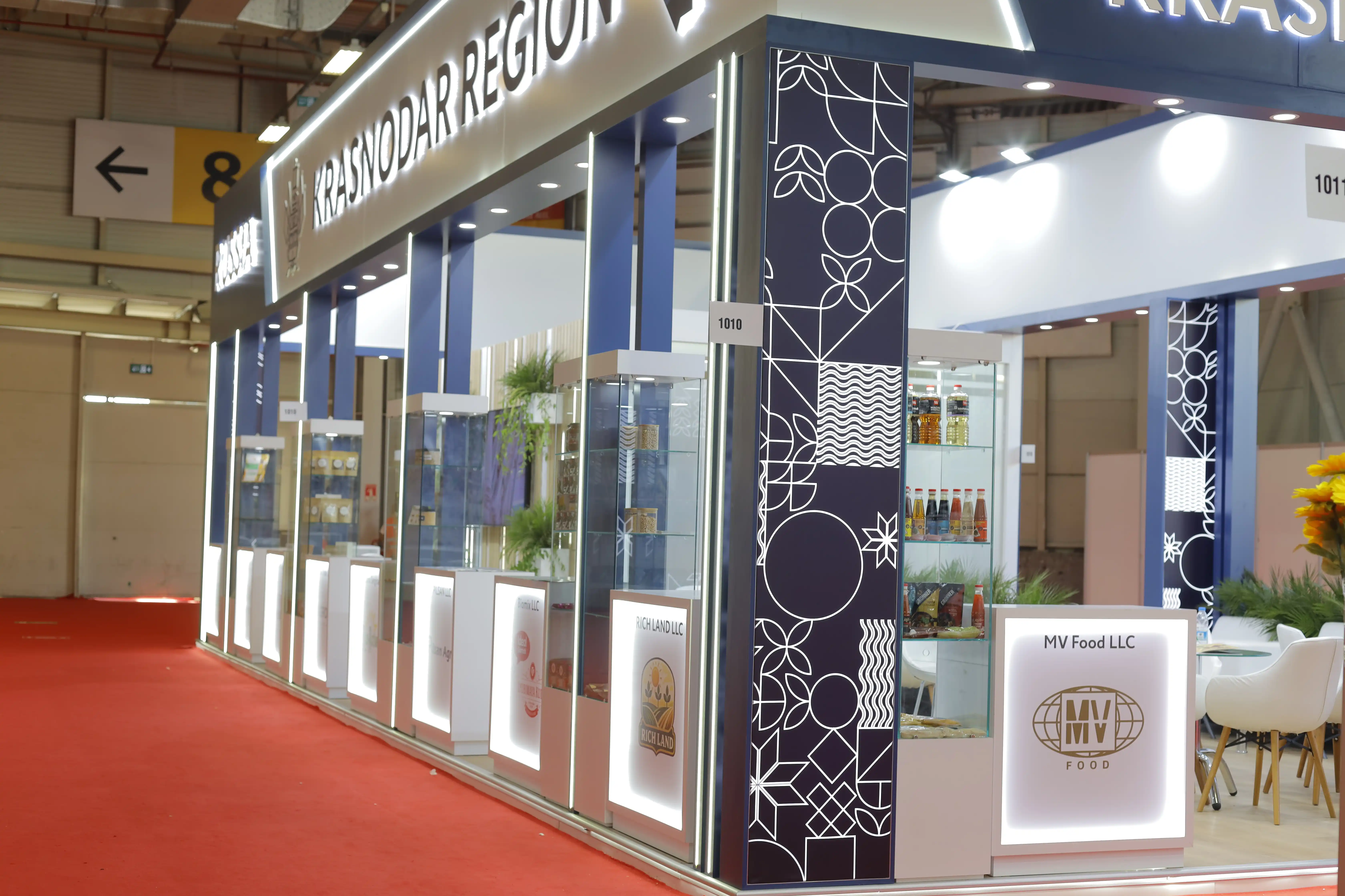 Rusya Krasnodar Region Foodist Istanbul 2026  ahşap fuar standı uygulaması