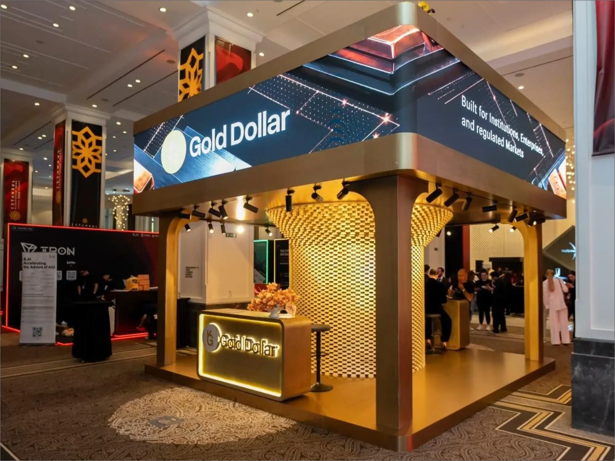 USDKG - GOLD DOLLAR Hilton Bomonti Hotel fuar standı