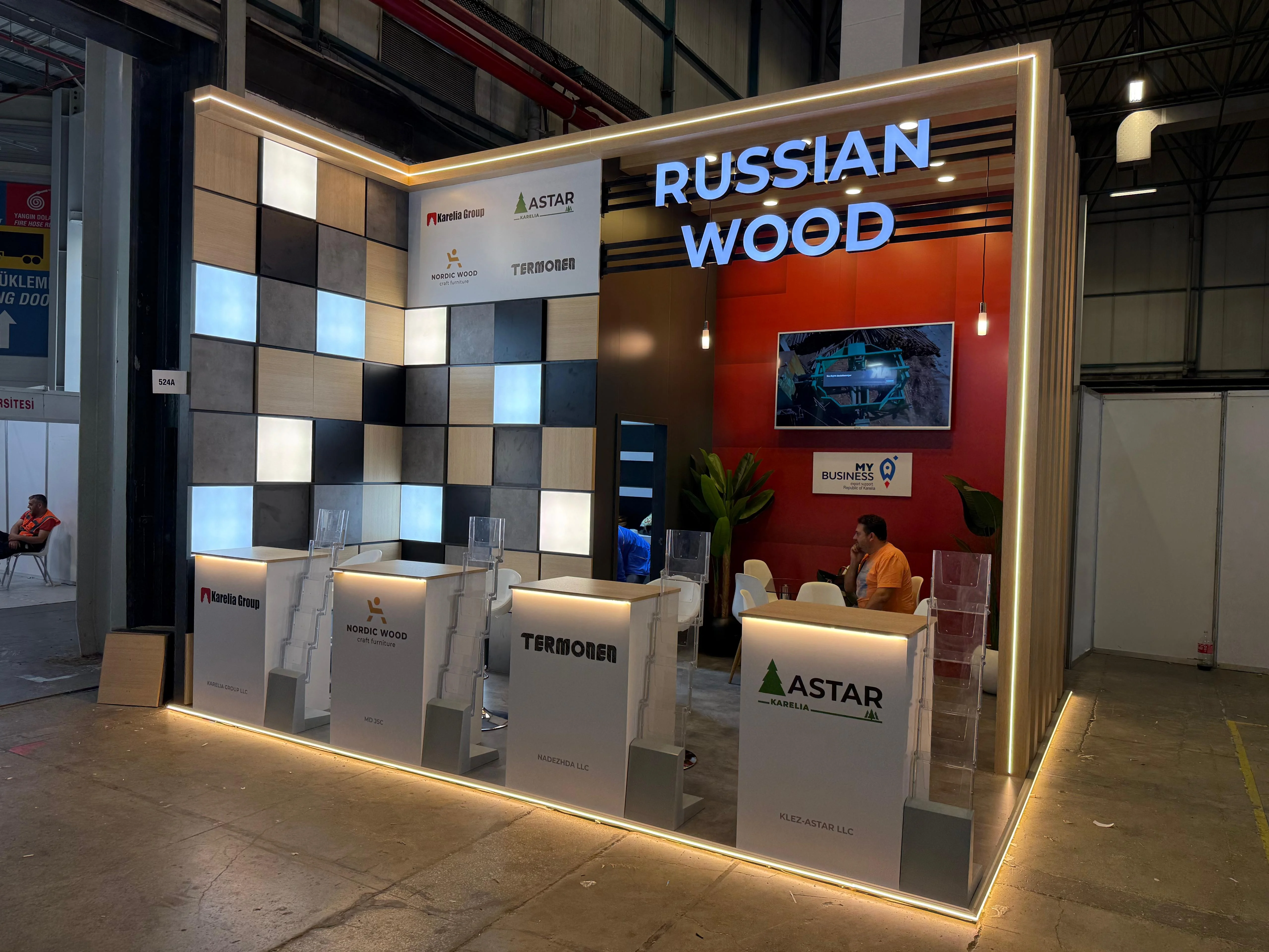 Russian Wood Milli Katılım Standı - İntermob İstanbul