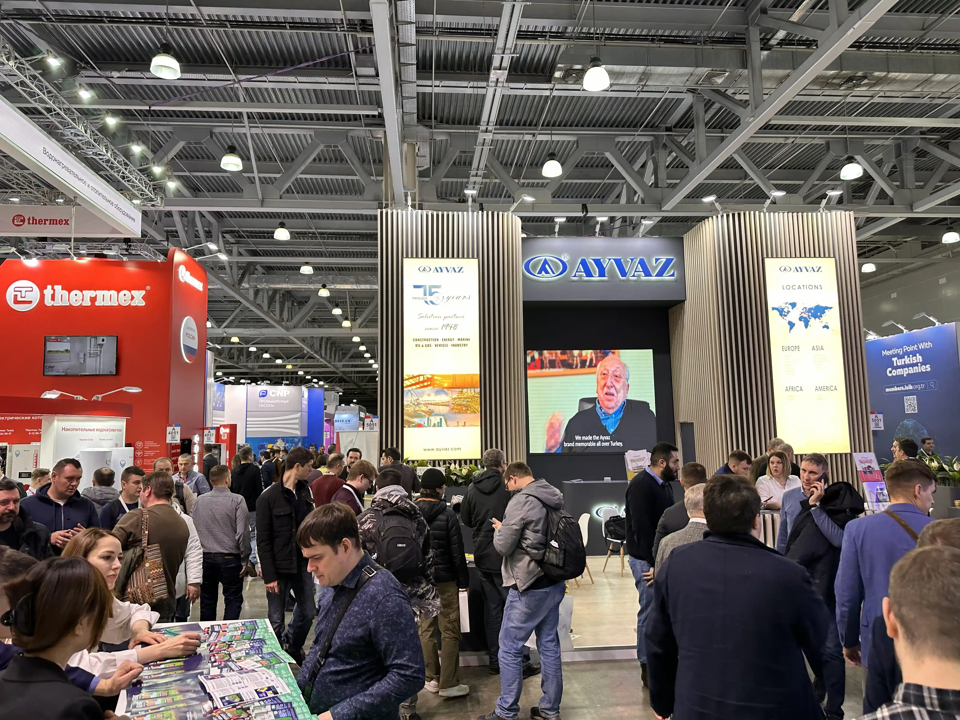 HAZI AYVAZ A.Ş. Moskova, Crocus Expo Center fuar standı