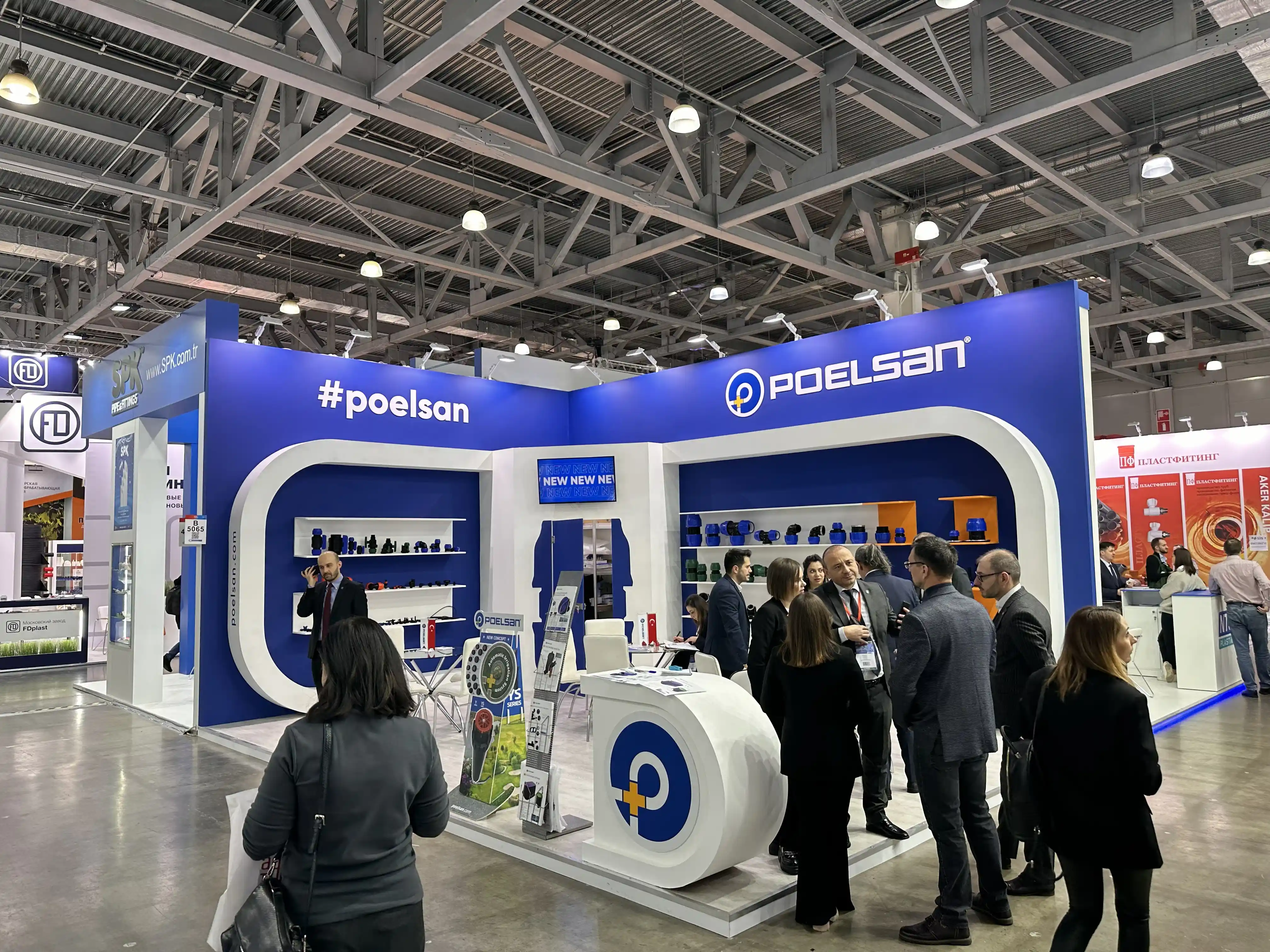 POELSAN A.Ş. Moskova, Crocus Expo Center fuar standı