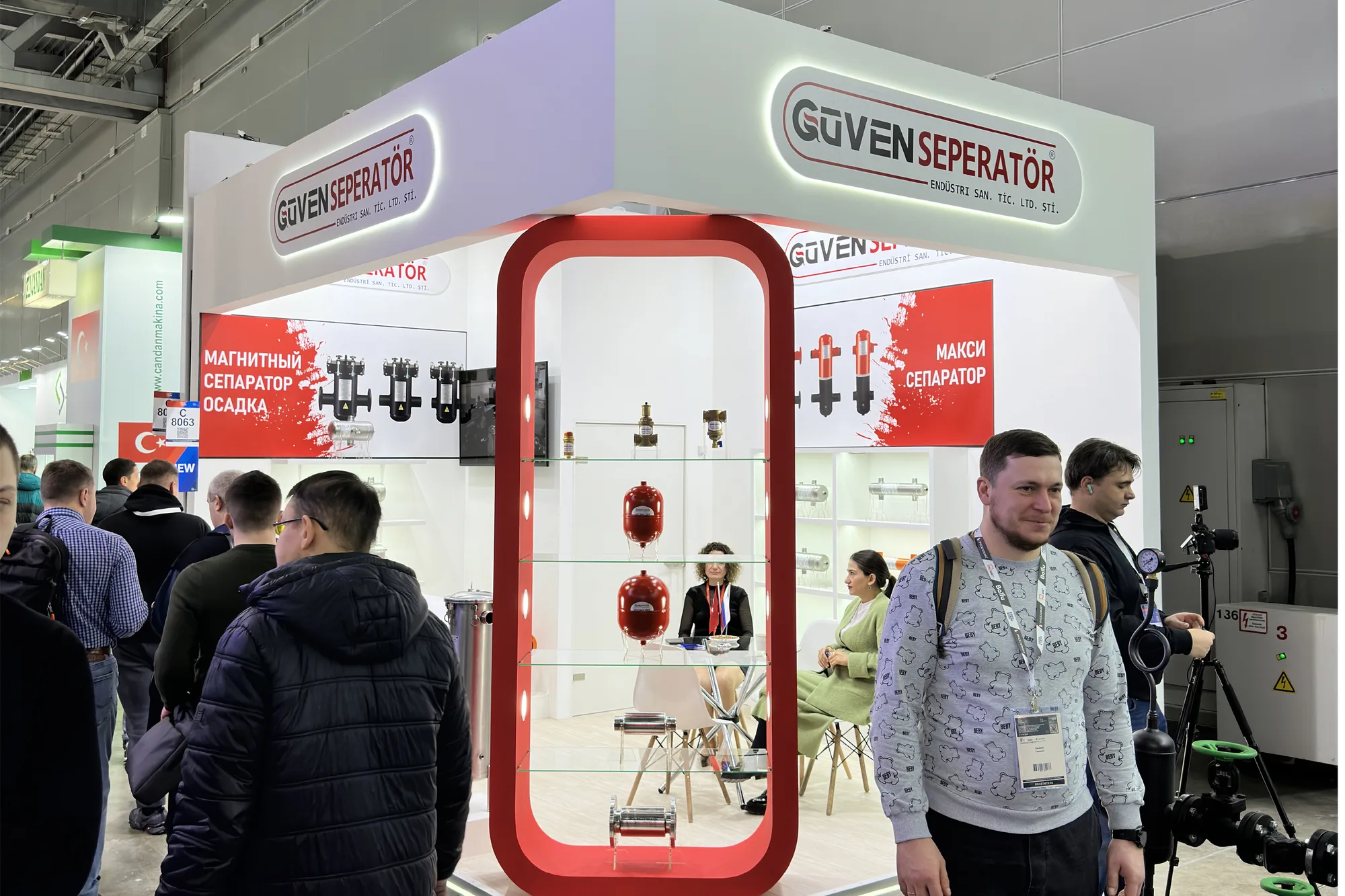 Güven Seperatör Moskova fuar standı tasarımı - Aquatherm Moscow 2024