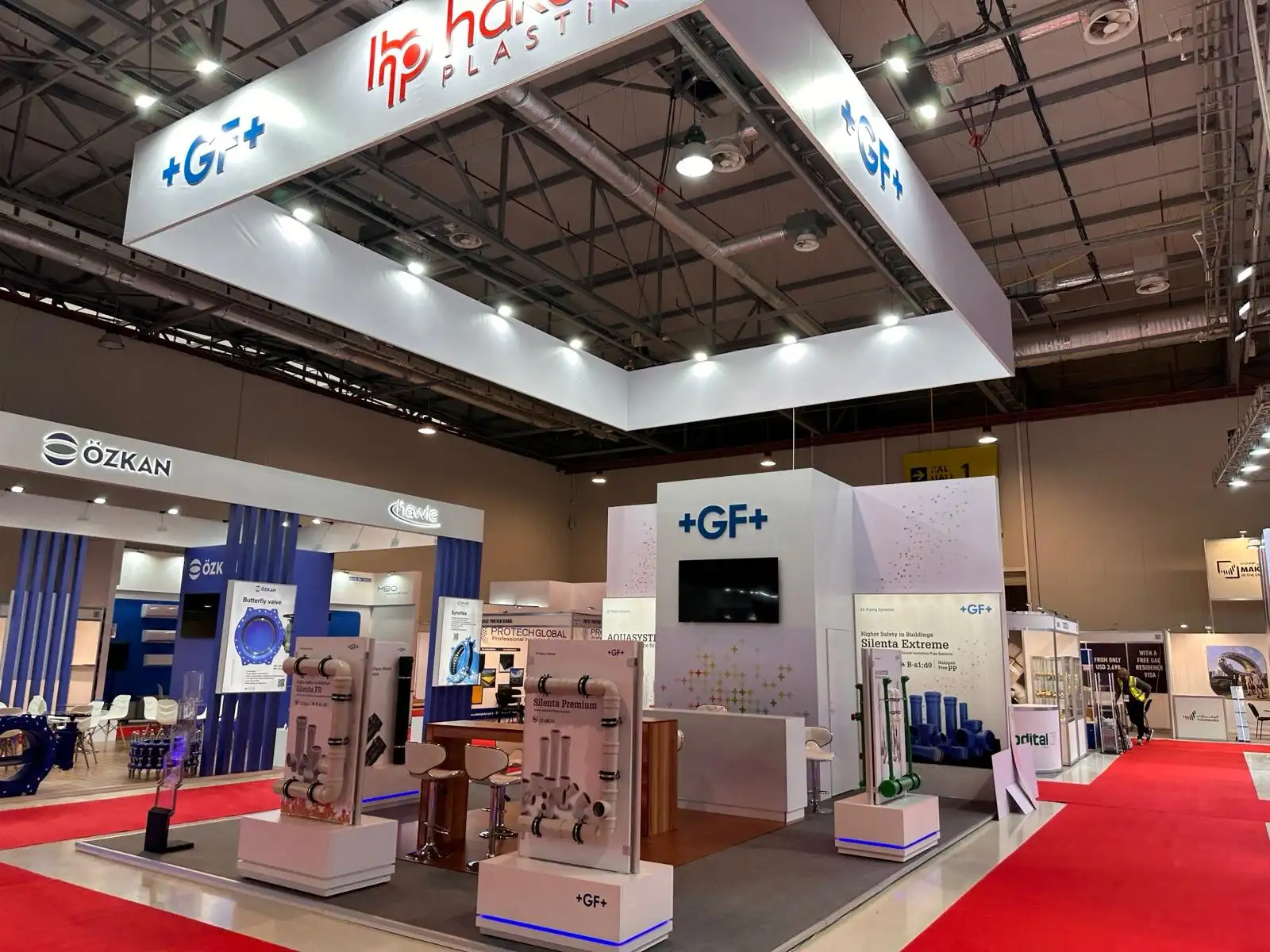 GF HAKAN PLASİK A.Ş. Bakü Expo Center fuar standı