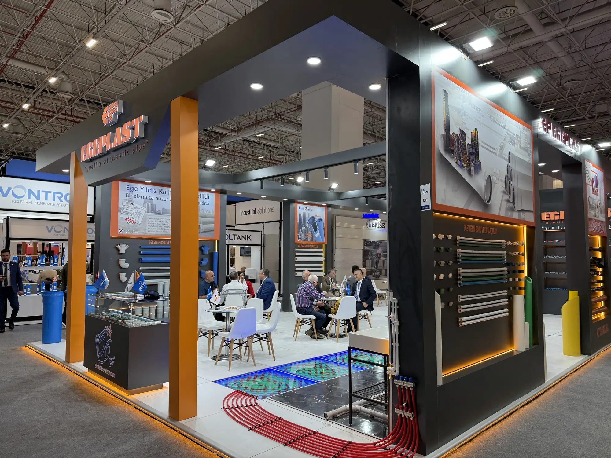 EGEPLAST A.Ş. İFM İstanbul fuar standı