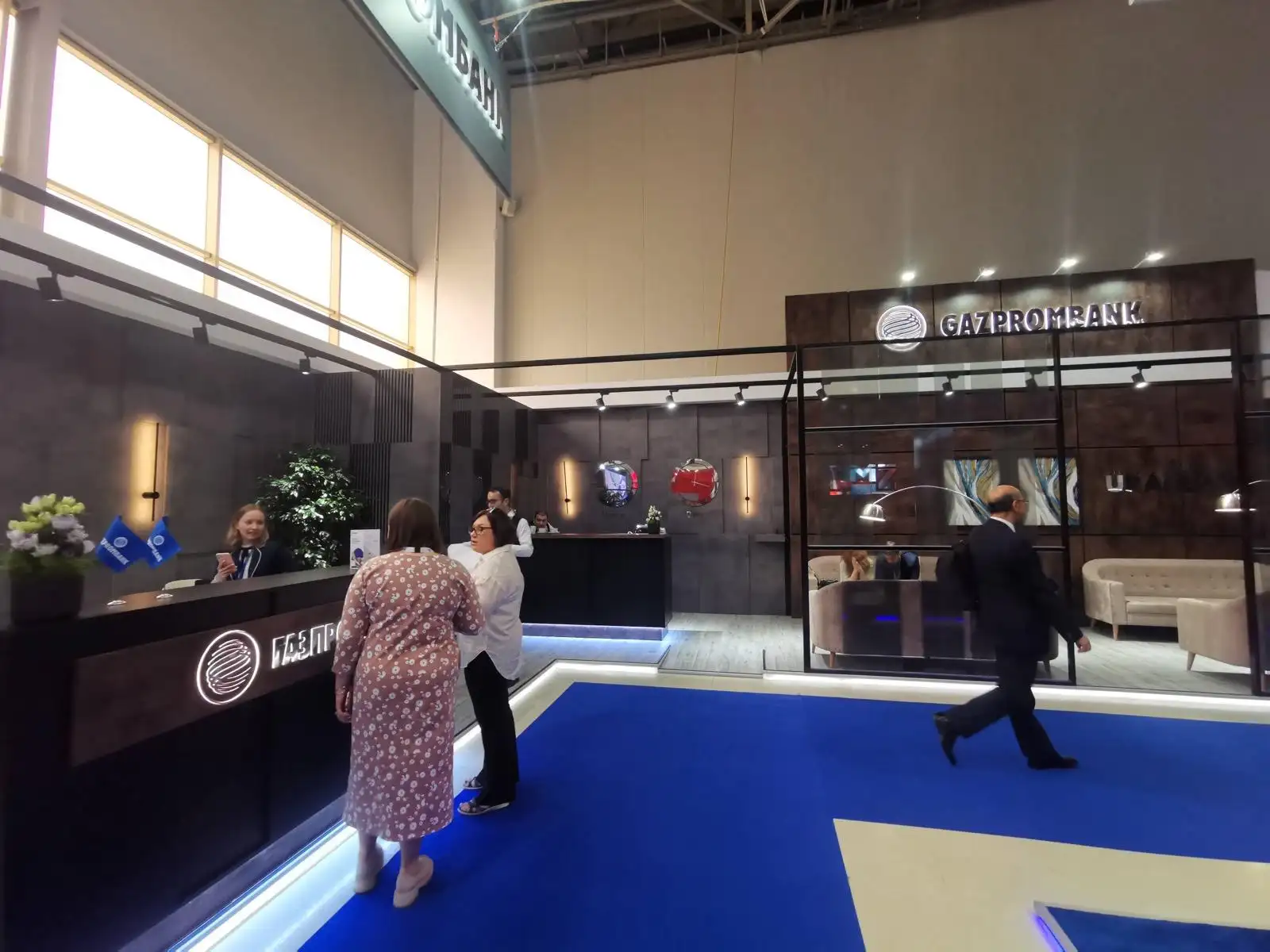GAZPROMBANK Bakü Expo Center fuar standı