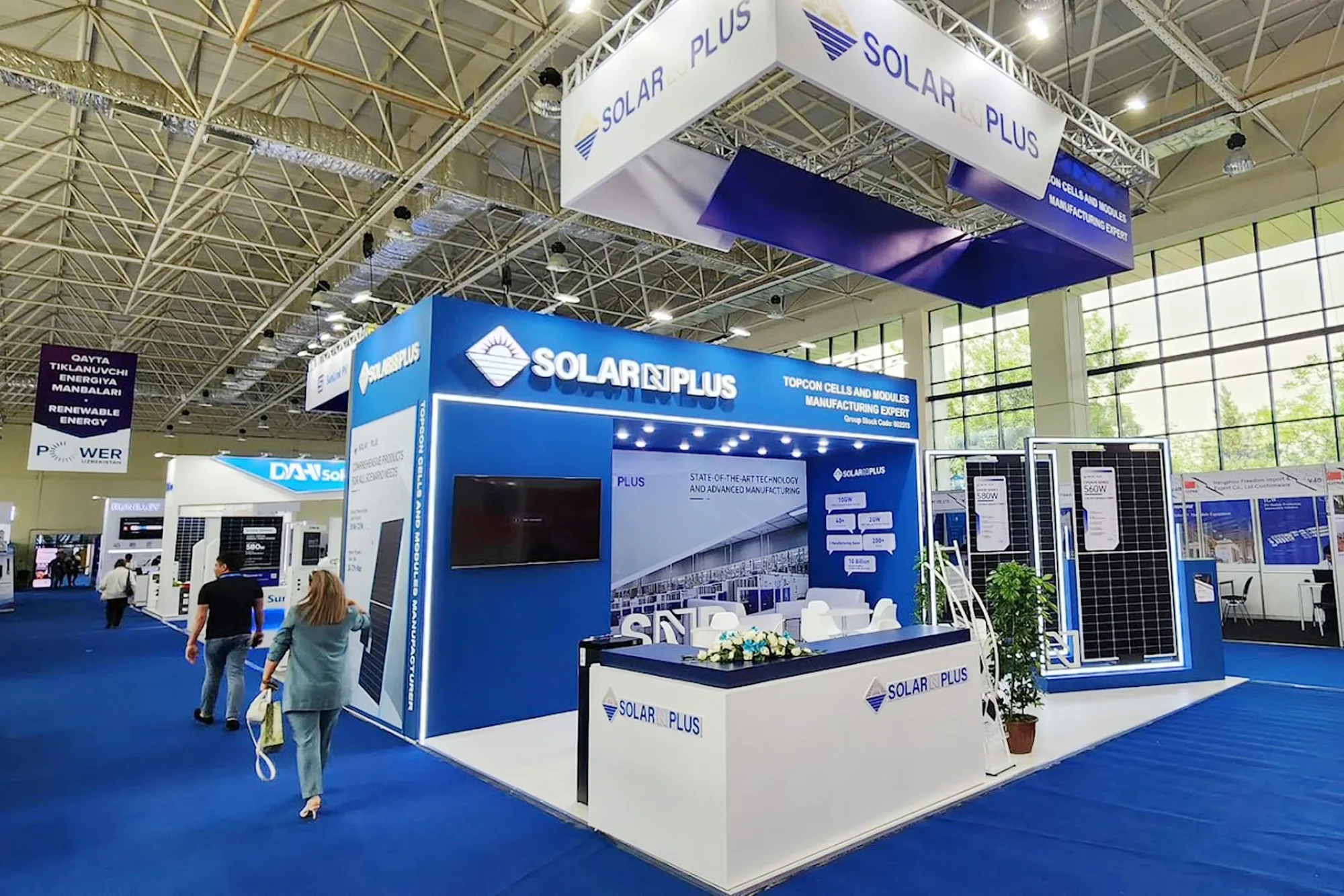 Solar Plus Taşkent UzExpo Center Solar Expo fuar standı