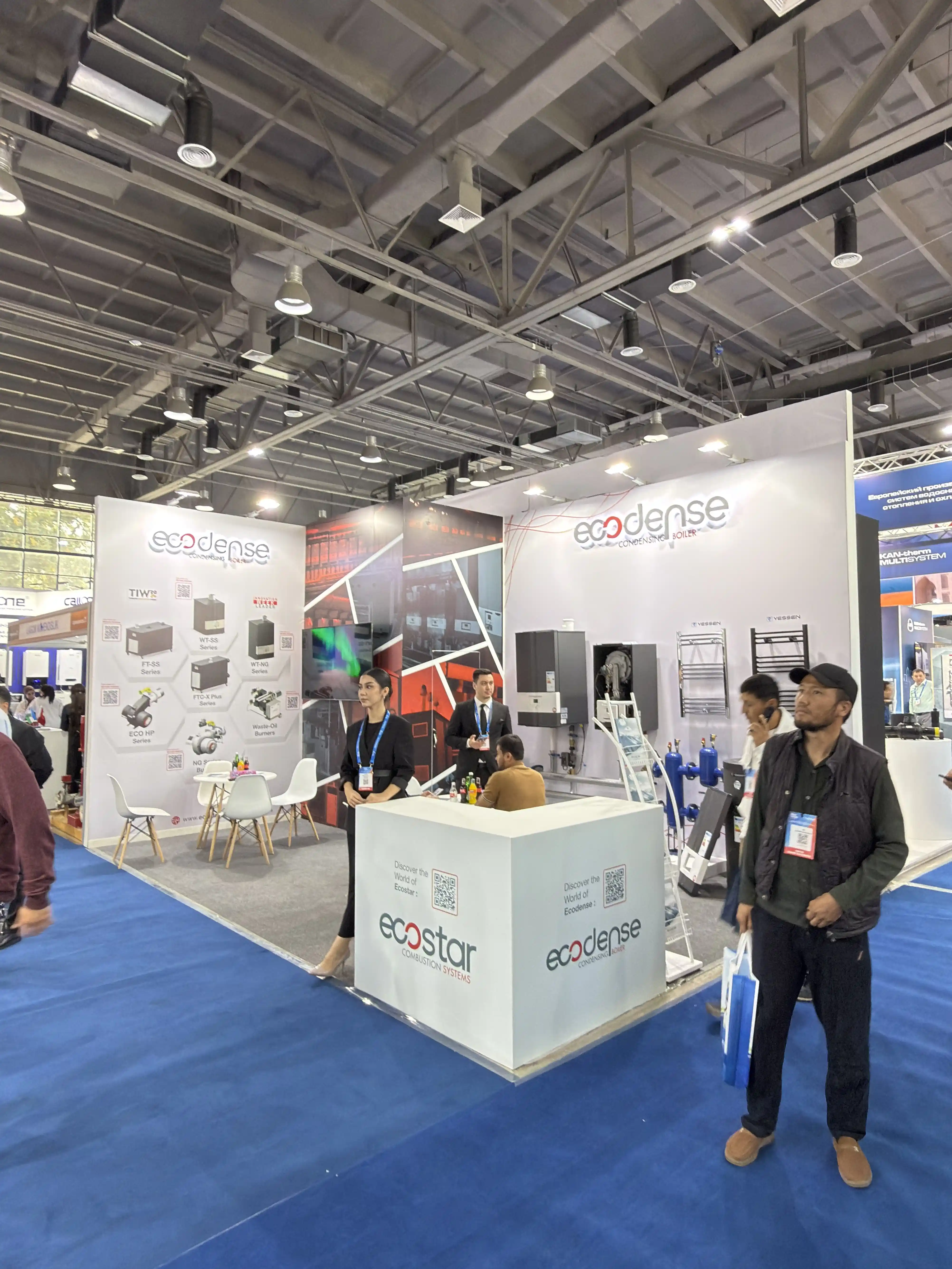 TERMO ISI ECOSTAR Taşkent UzExpo Center fuar standı