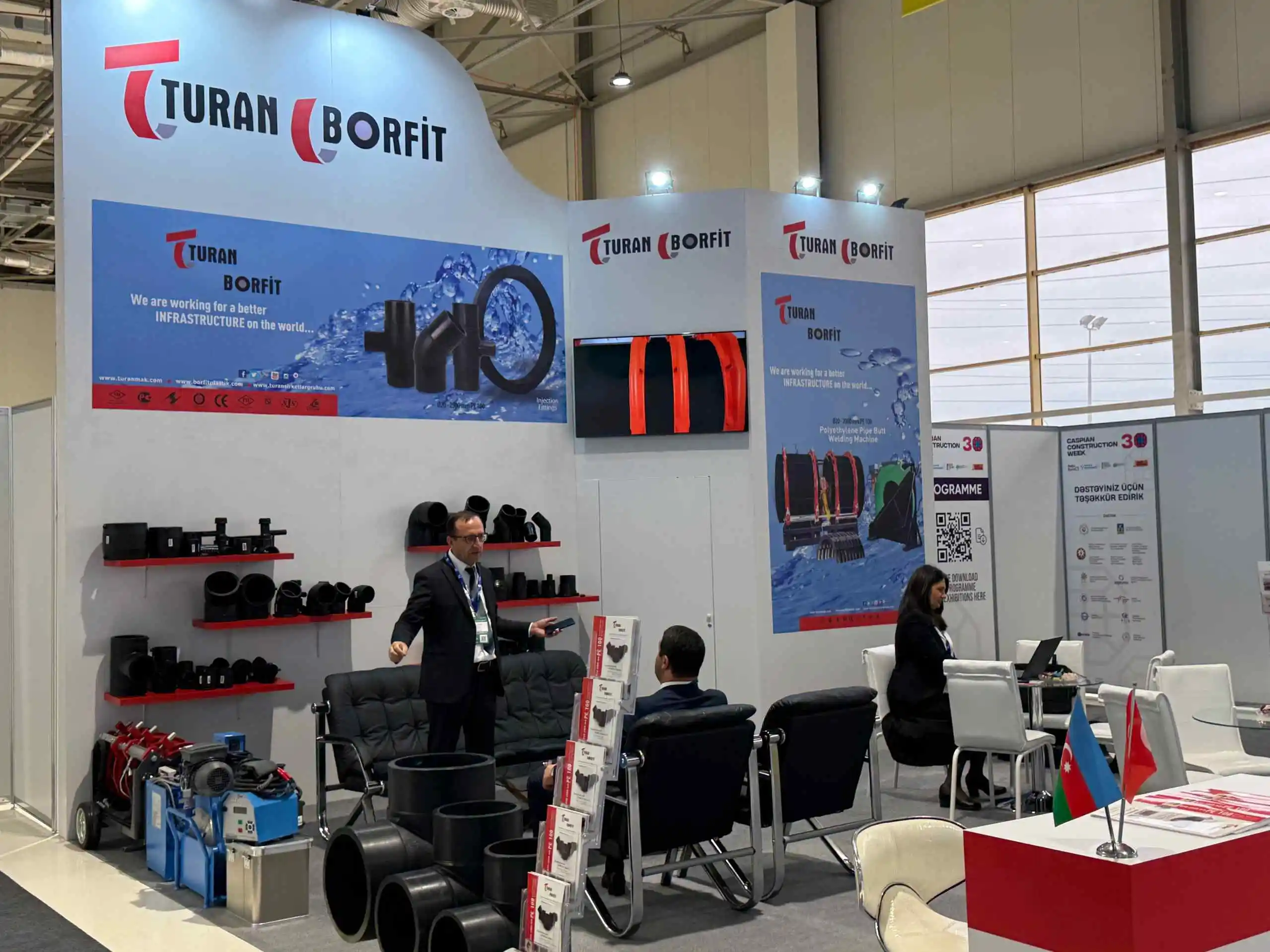 BORFİT PLASTİK BORU A.Ş. Bakü fuar standı